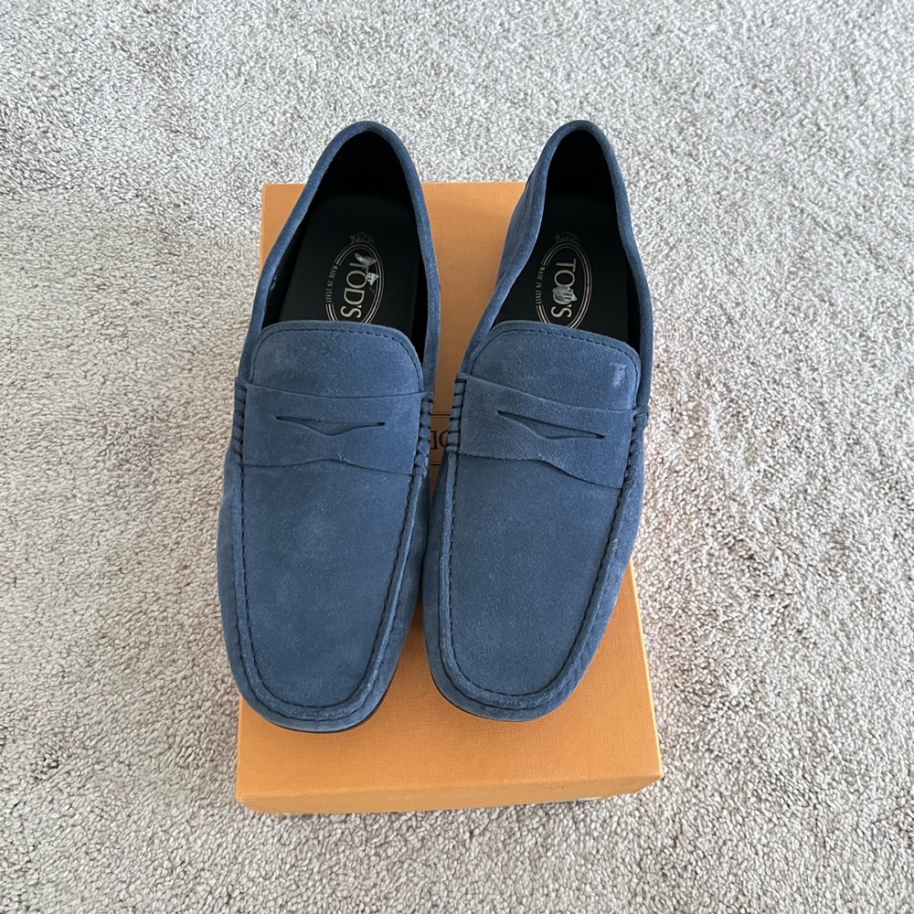 Tod’s Size 11 Driving Loafer- Blue